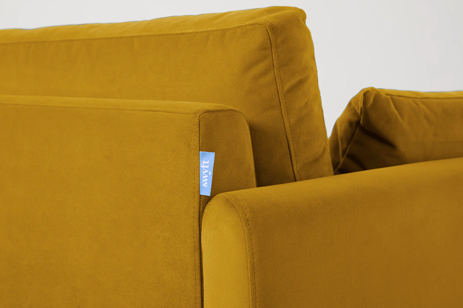 Model 10 Loveseat, Mustard - Image 6