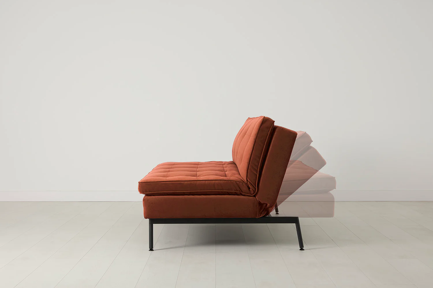 Model 11 Sofa Bed 3 Seater, Brick - Image 12