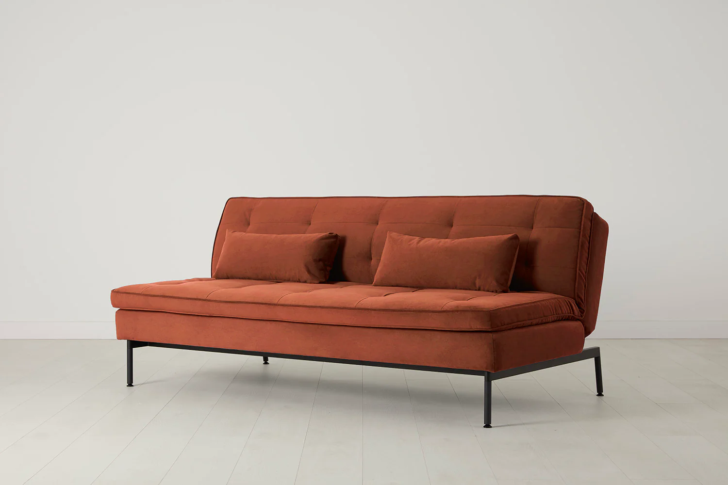 Model 11 Sofa Bed 3 Seater, Brick - Image 4