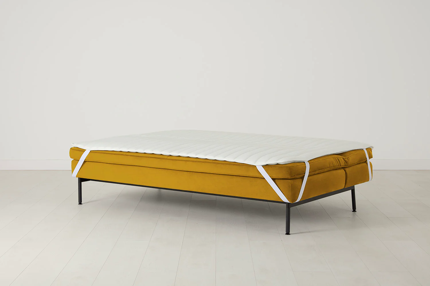 Model 11 Sofa Bed 3 Seater, Mustard - Image 12