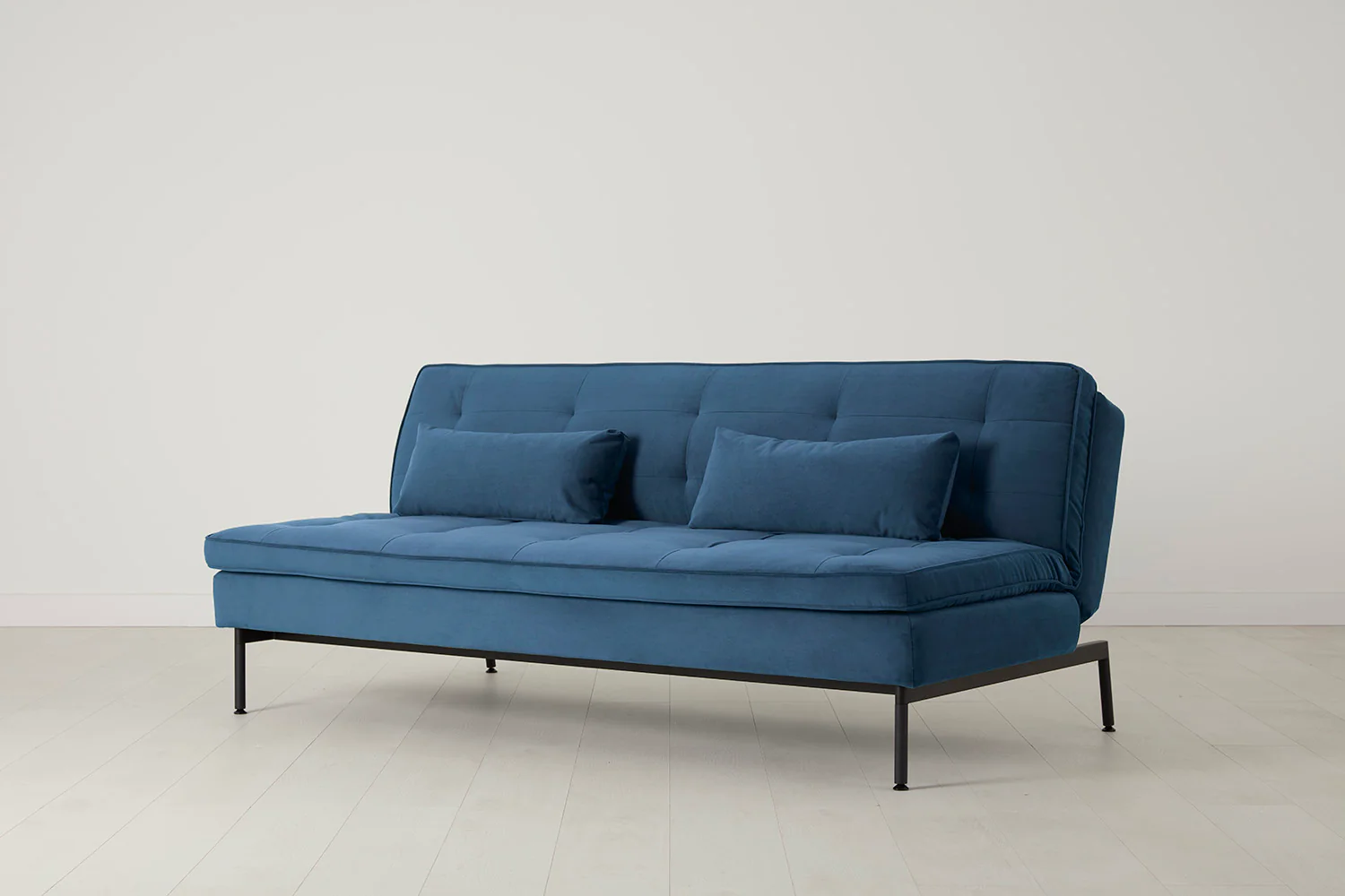 Model 11 Sofa Bed 3 Seater, Teal - Image 4