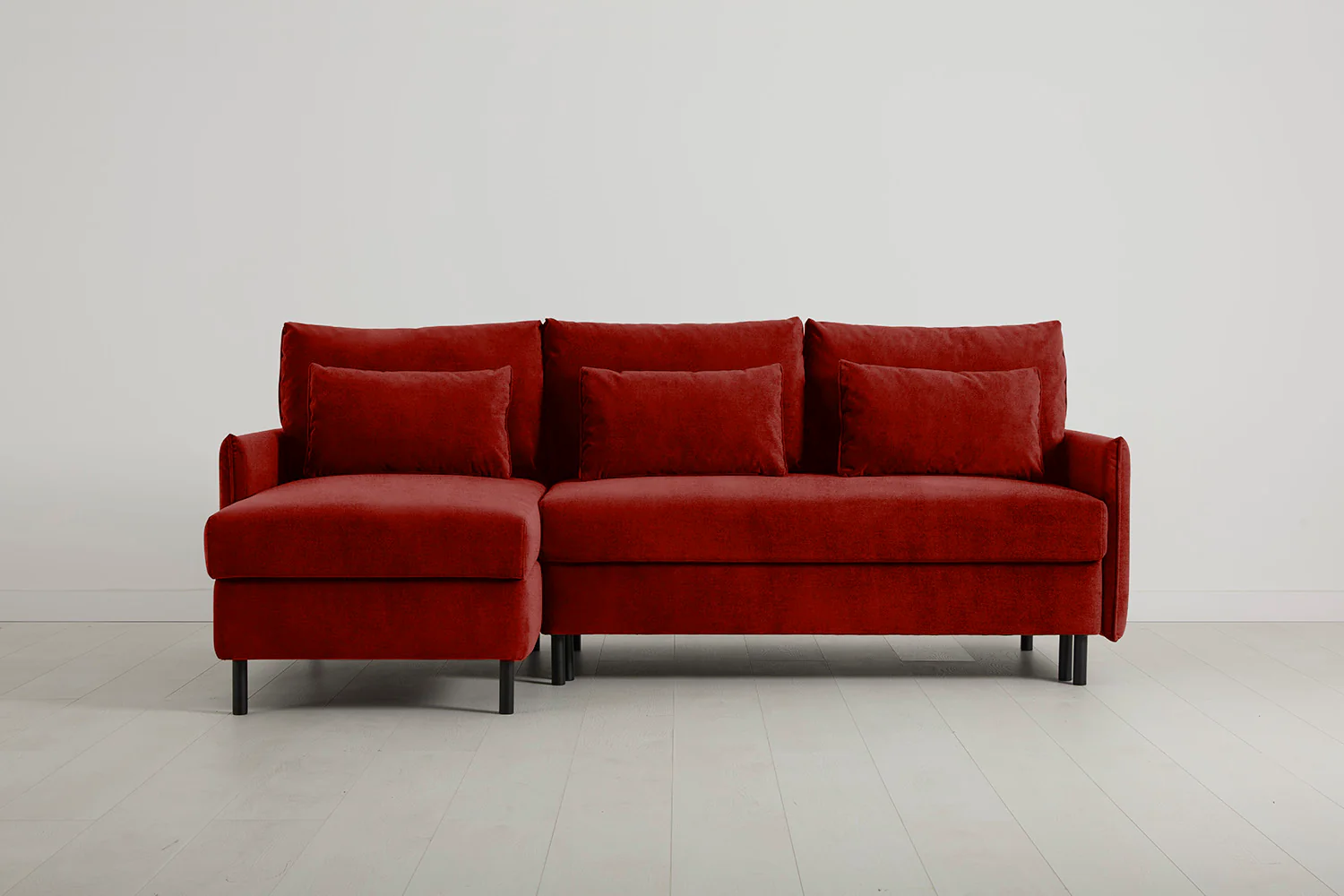 Model 12 Sofa Bed with Storage 3 Seater Left Chaise, Harissa