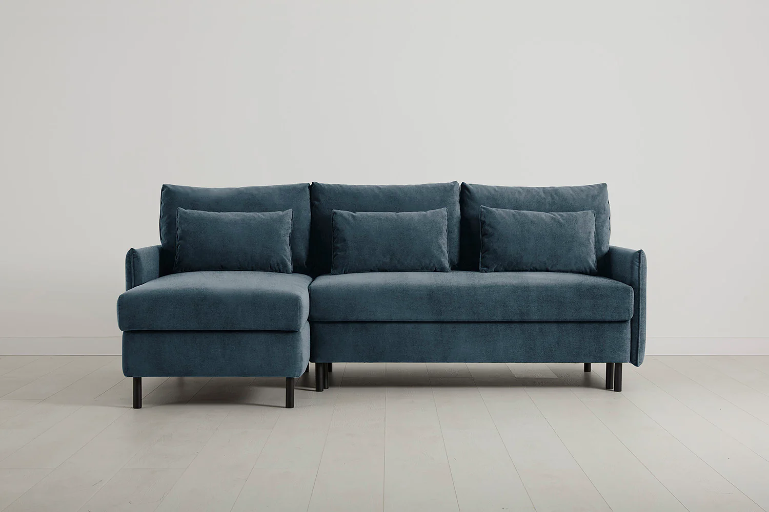 Model 12 Sofa Bed with Storage 3 Seater Left Chaise, Hydro