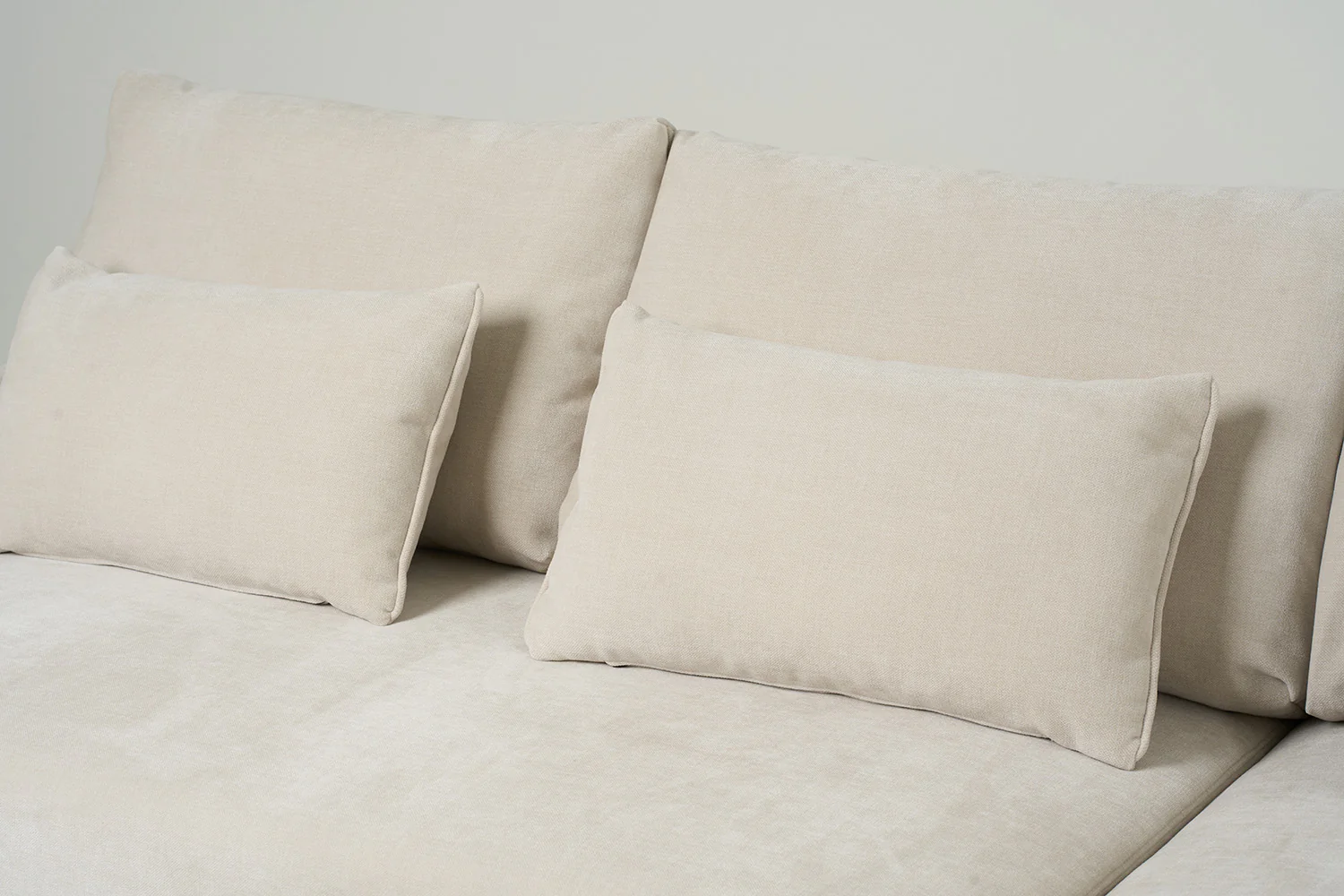 Model 12 Sofa Bed with Storage 3 Seater Left Chaise, Chalk - Image 14