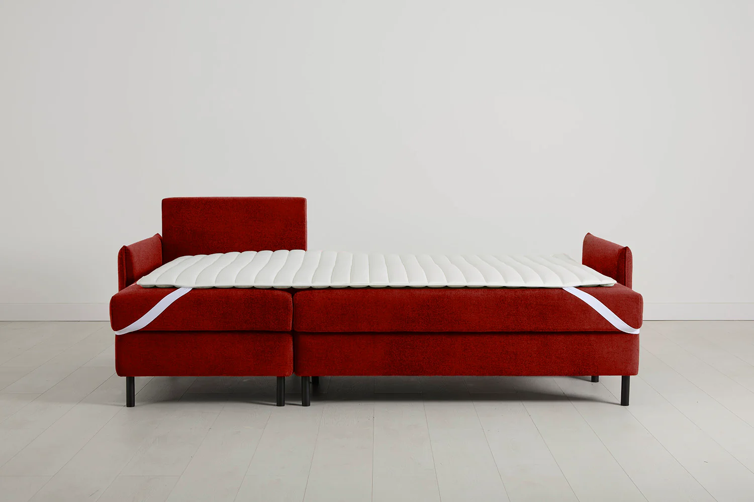 Model 12 Sofa Bed with Storage 3 Seater Left Chaise, Harissa - Image 9