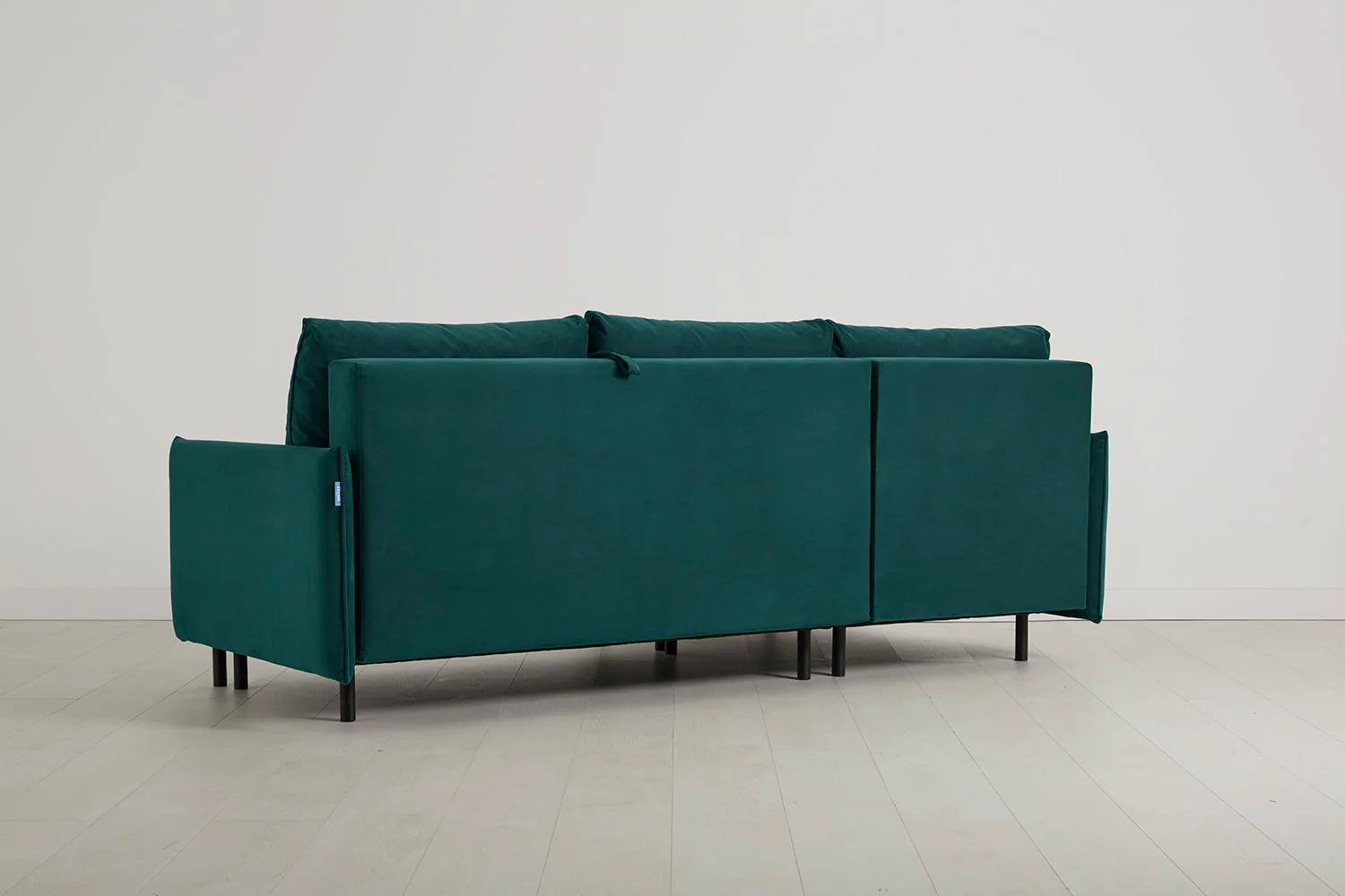Model 12 Sofa Bed with Storage 3 Seater Left Chaise, Kingfisher - Image 8