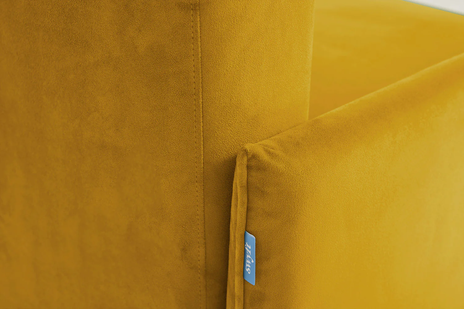 Model 12 Sofa Bed with Storage 3 Seater Left Chaise, Mustard - Image 18