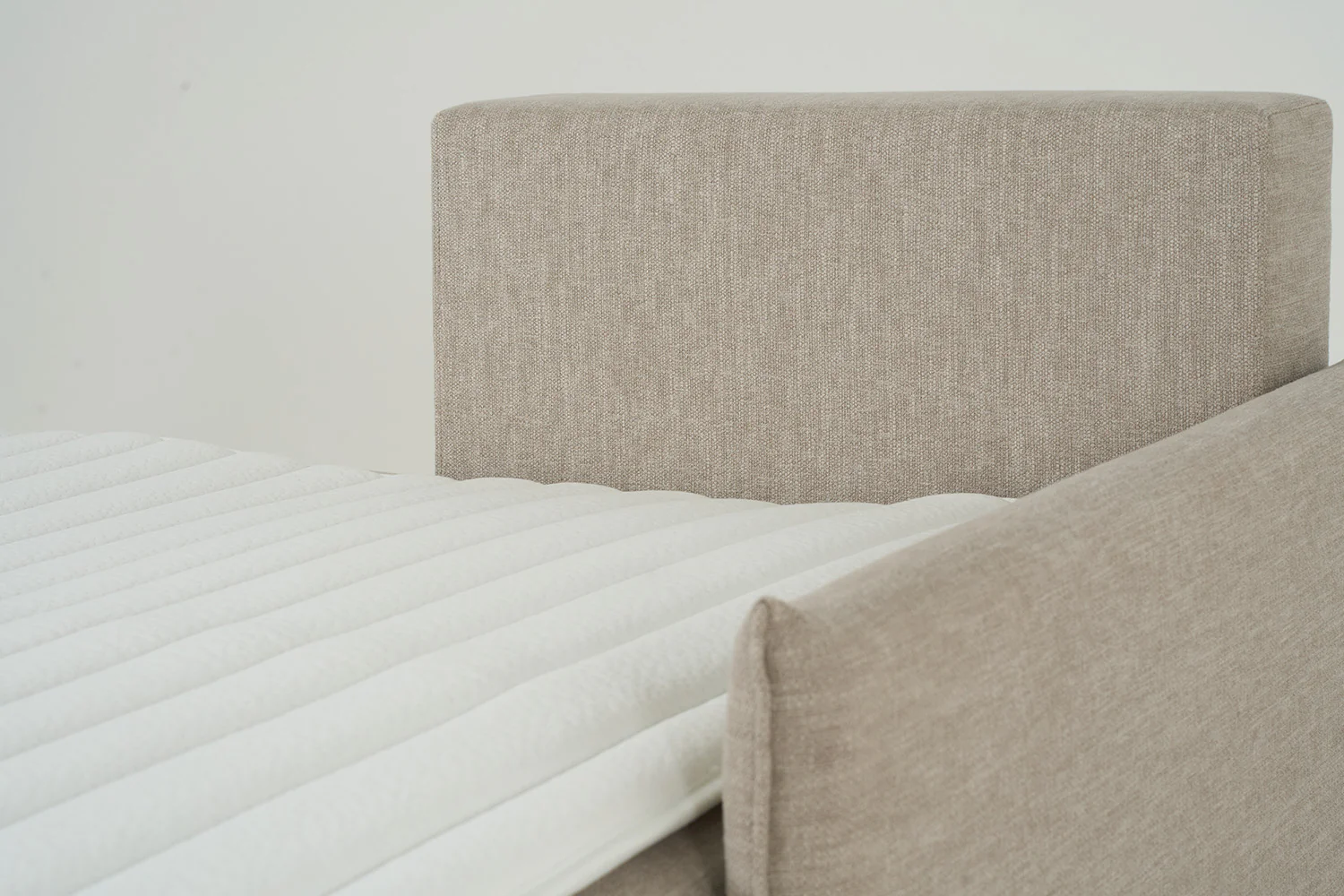 Model 12 Sofa Bed with Storage 3 Seater Left Chaise, Pumice - Image 17