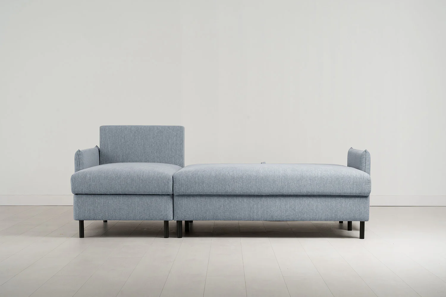 Model 12 Sofa Bed with Storage 3 Seater Left Chaise, Seaglass - Image 10