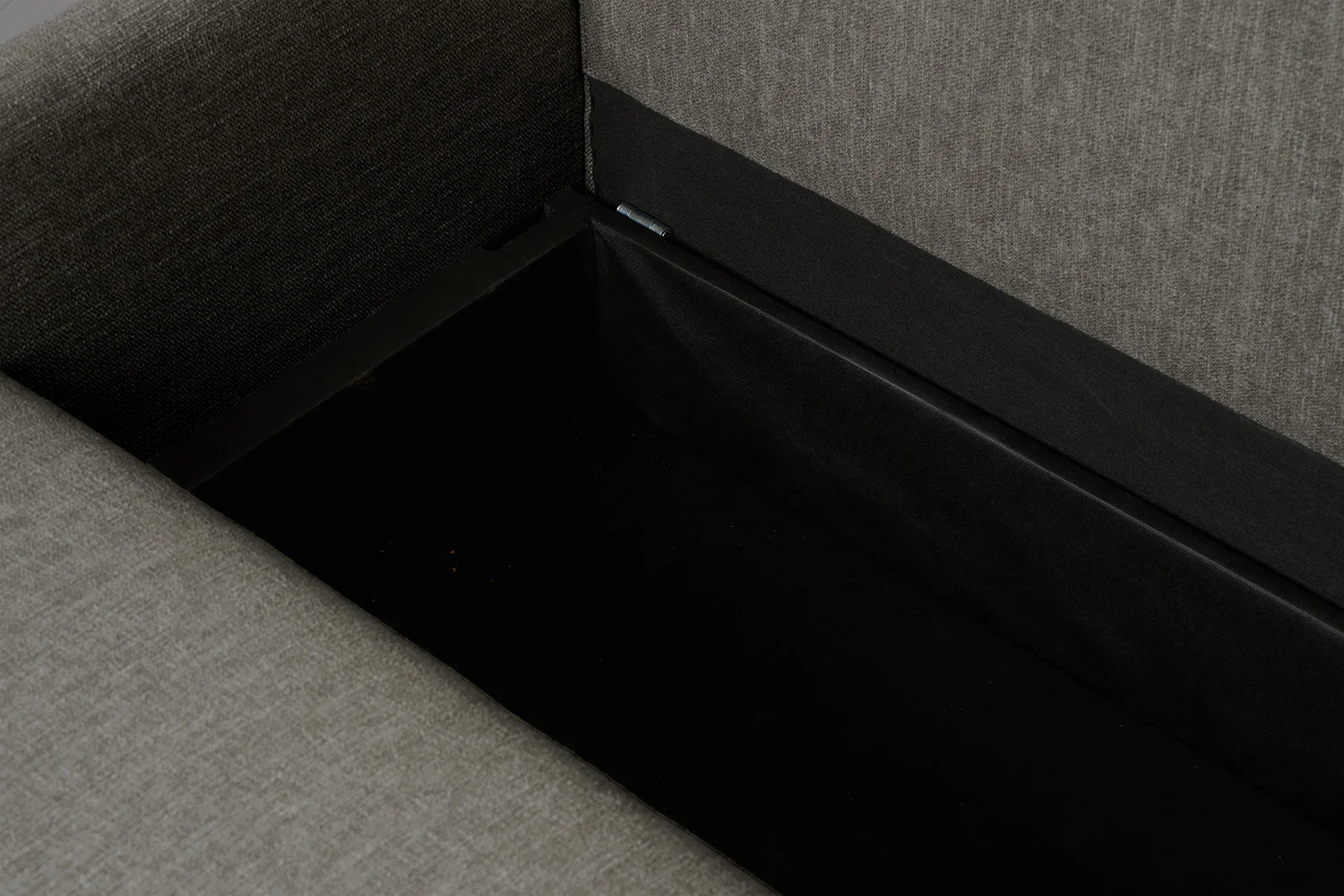 Model 12 Sofa Bed with Storage 3 Seater Left Chaise, Shadow - Image 13