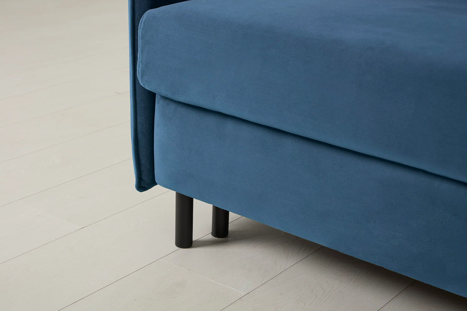 Model 12 Sofa Bed with Storage 3 Seater Left Chaise, Teal - Image 22