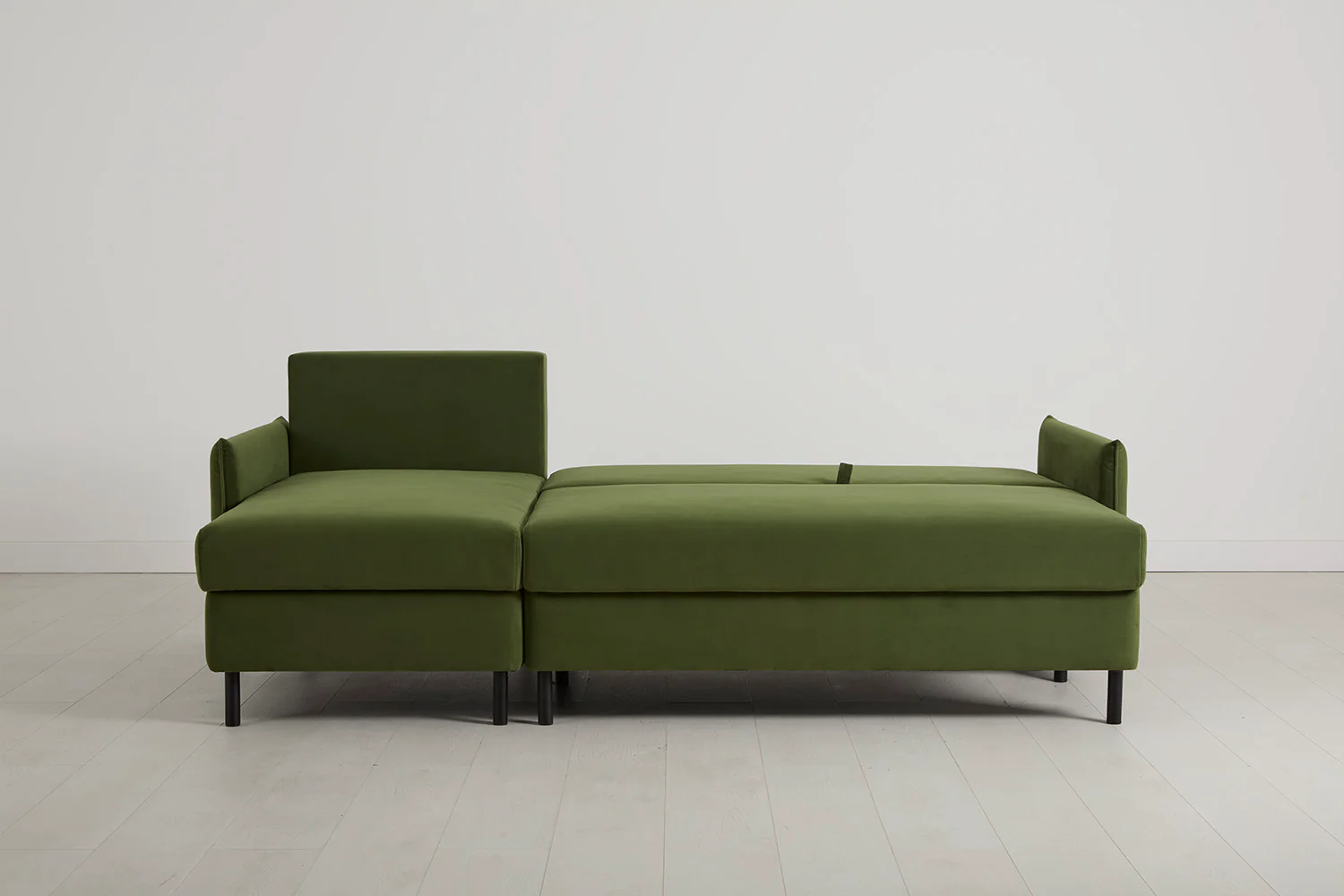 Model 12 Sofa Bed with Storage 3 Seater Left Chaise, Vine - Image 11