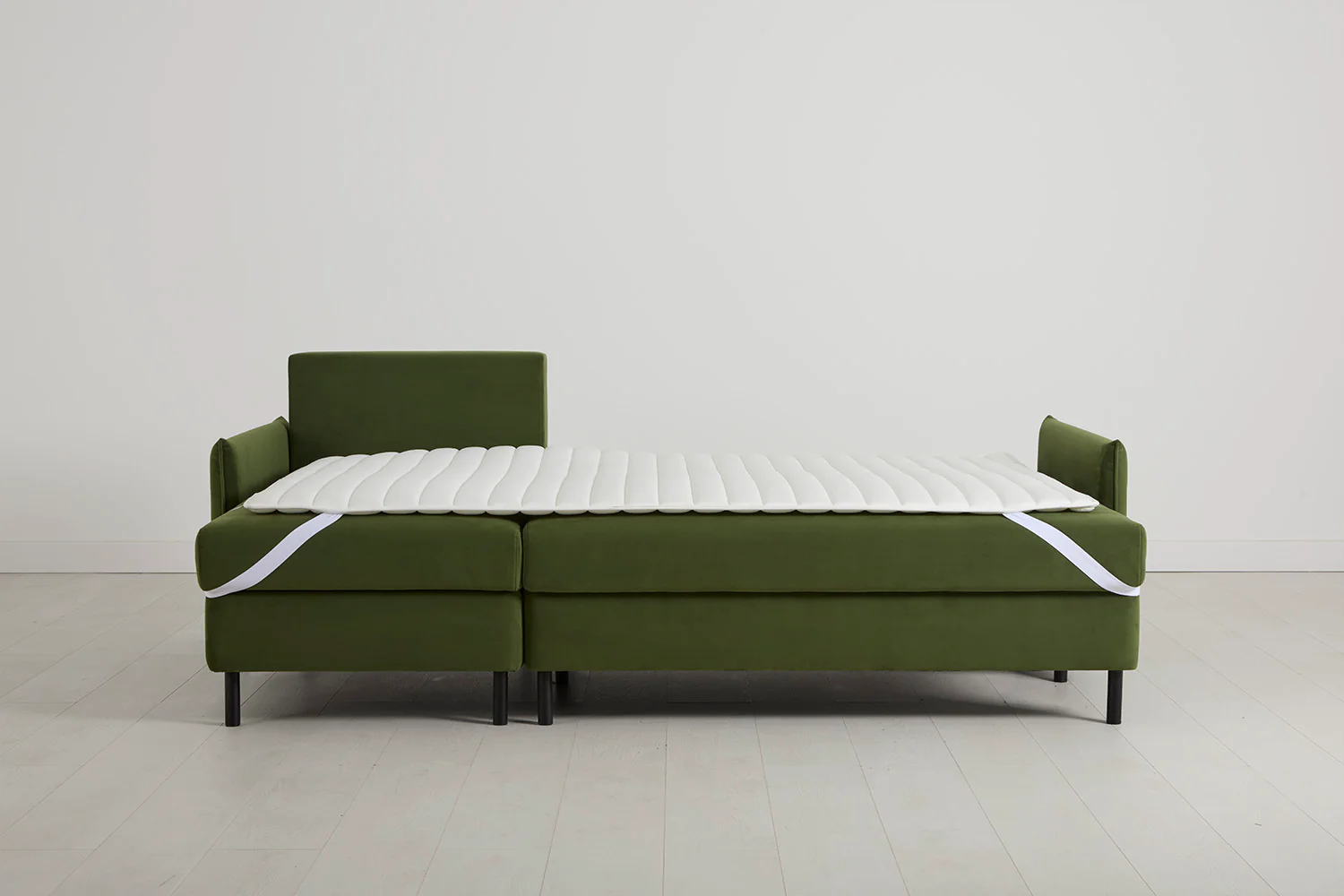Model 12 Sofa Bed with Storage 3 Seater Left Chaise, Vine - Image 12