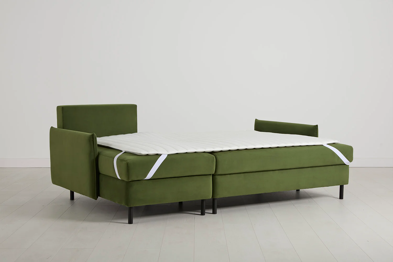 Model 12 Sofa Bed with Storage 3 Seater Left Chaise, Vine - Image 13