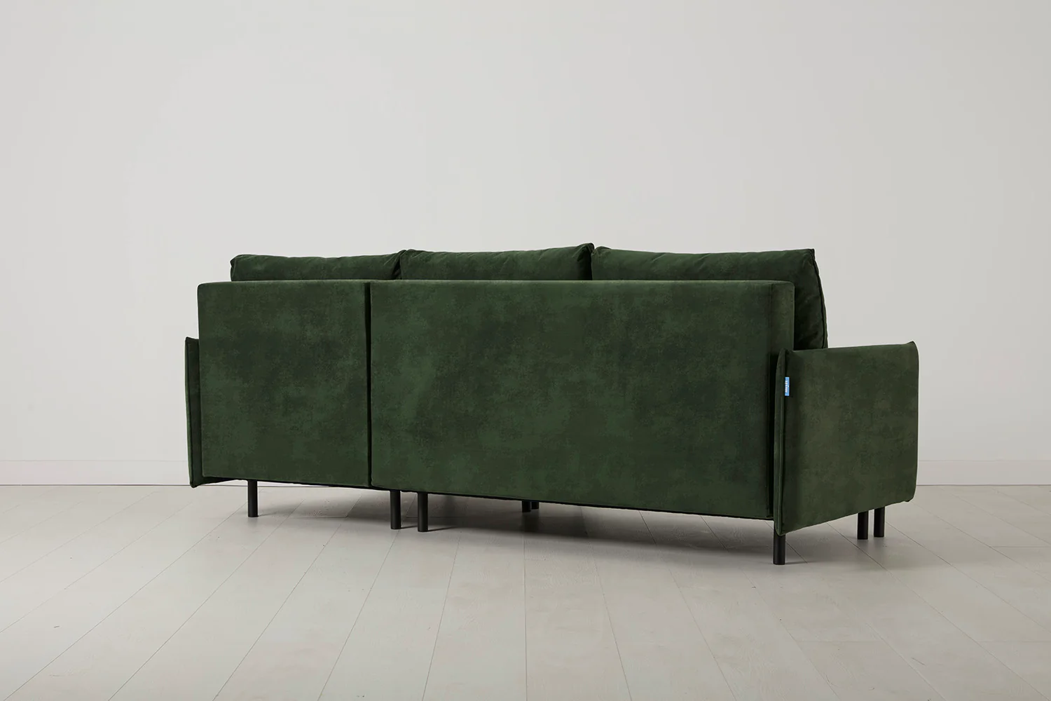 Model 12 Sofa Bed with Storage 3 Seater Right Chaise, Conifer - Image 6