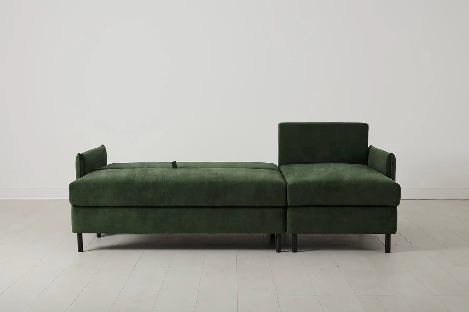 Model 12 Sofa Bed with Storage 3 Seater Right Chaise, Conifer - Image 8