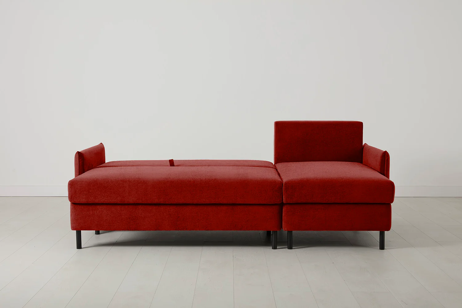 Model 12 Sofa Bed with Storage 3 Seater Right Chaise, Harissa - Image 8
