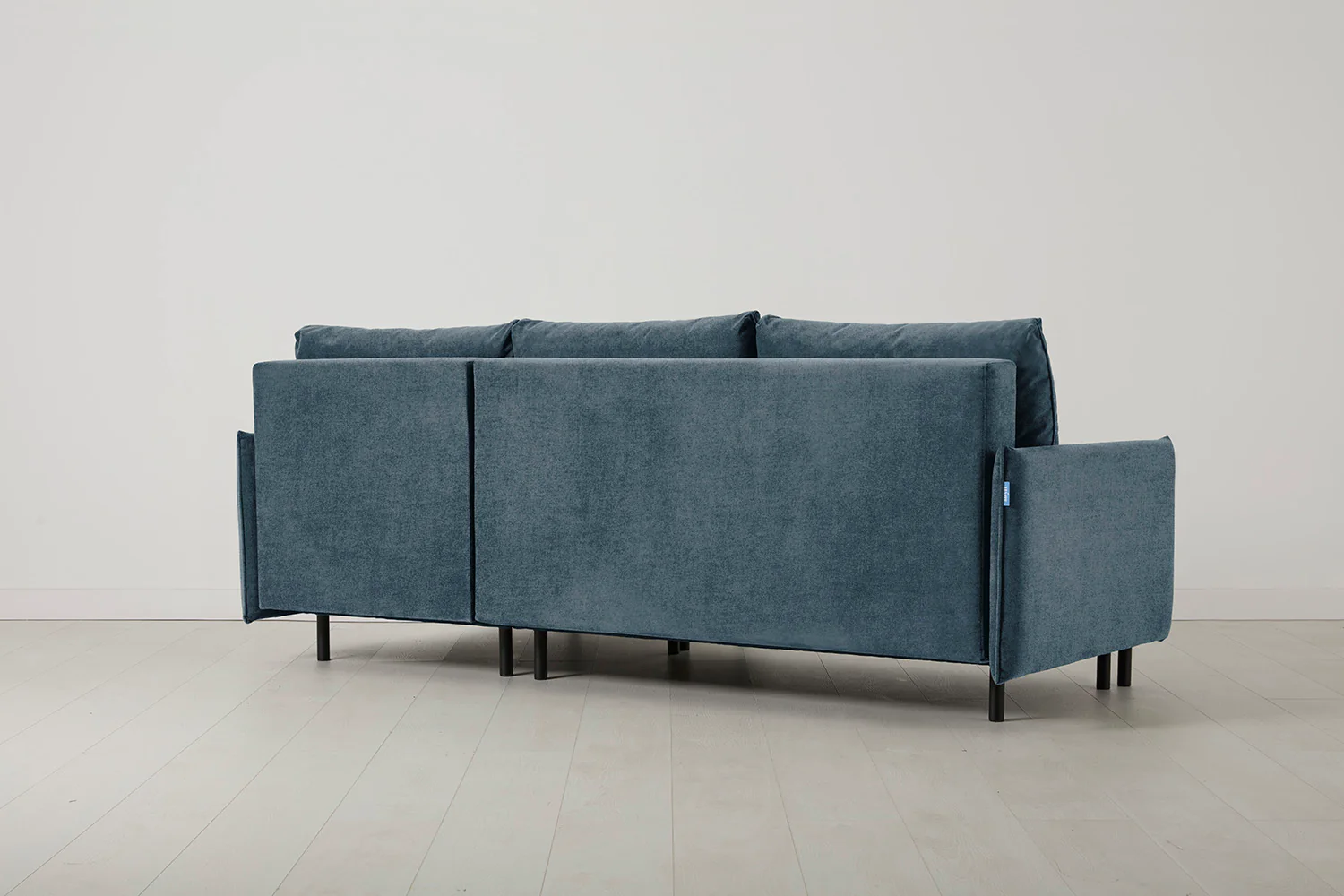 Model 12 Sofa Bed with Storage 3 Seater Right Chaise, Hydro - Image 6