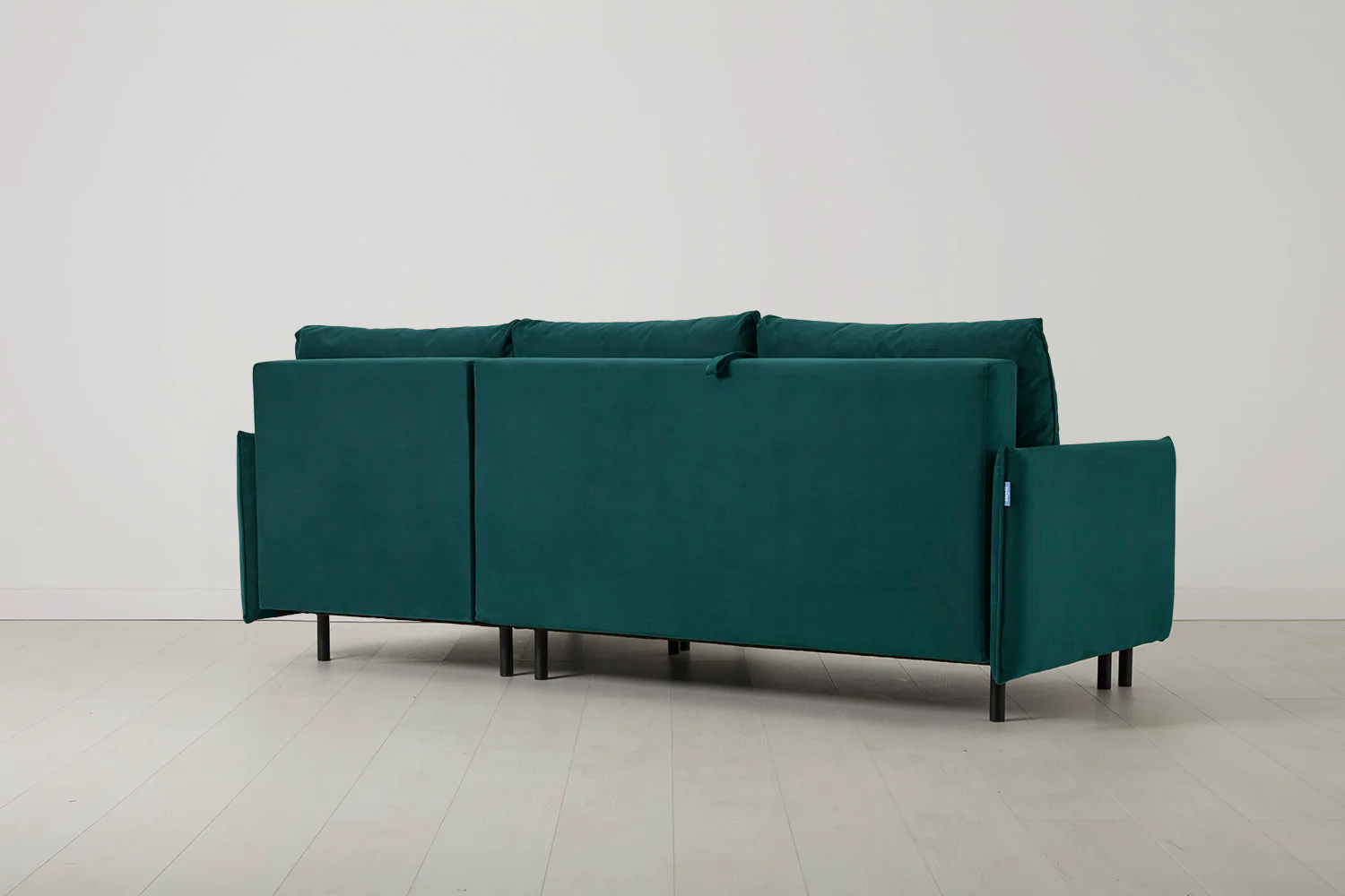 Model 12 Sofa Bed with Storage 3 Seater Right Chaise, Kingfisher - Image 10