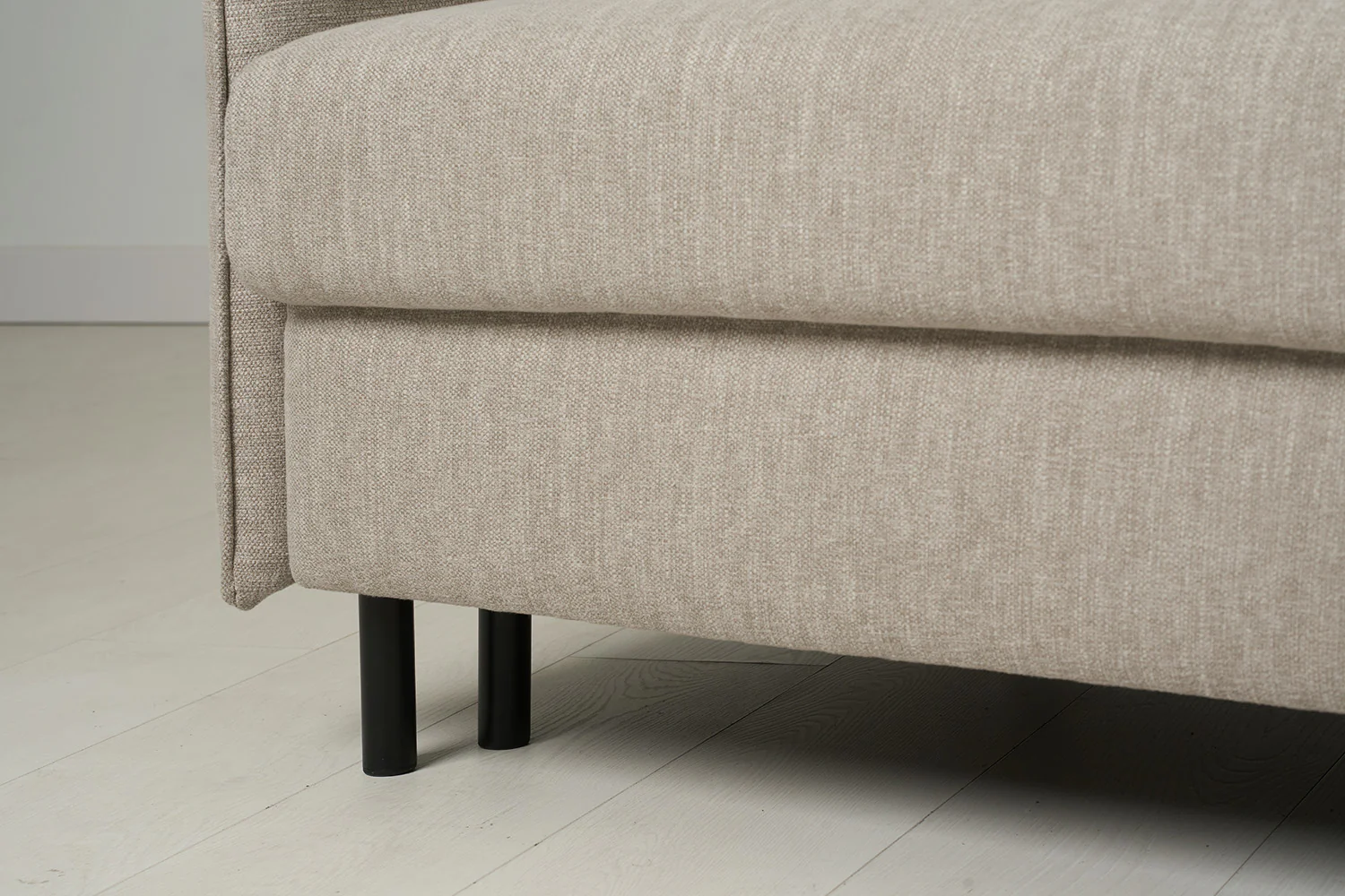 Model 12 Sofa Bed with Storage 3 Seater Right Chaise, Pumice - Image 14