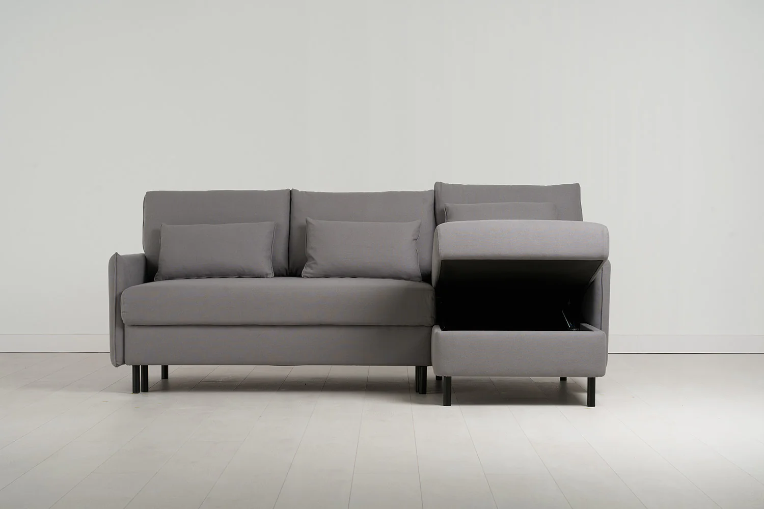 Model 12 Sofa Bed with Storage 3 Seater Right Chaise, Risso - Image 4