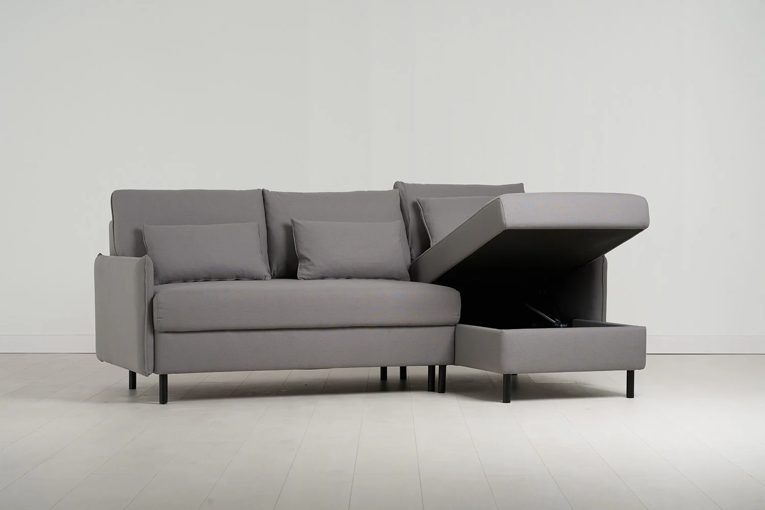 Model 12 Sofa Bed with Storage 3 Seater Right Chaise, Risso - Image 7