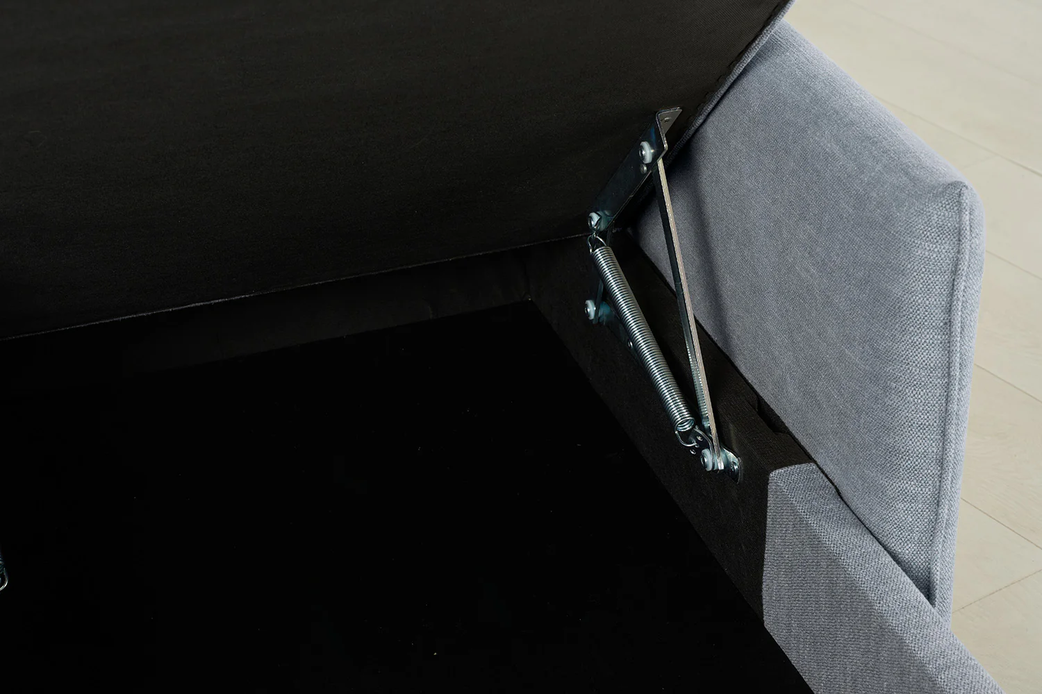 Model 12 Sofa Bed with Storage 3 Seater Right Chaise, Seaglass - Image 13