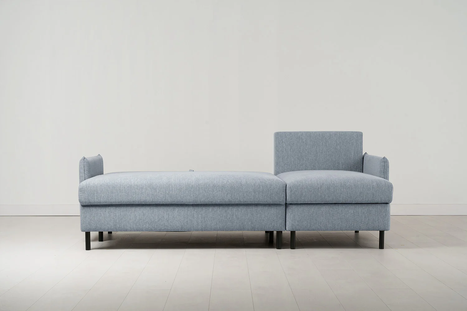 Model 12 Sofa Bed with Storage 3 Seater Right Chaise, Seaglass - Image 6