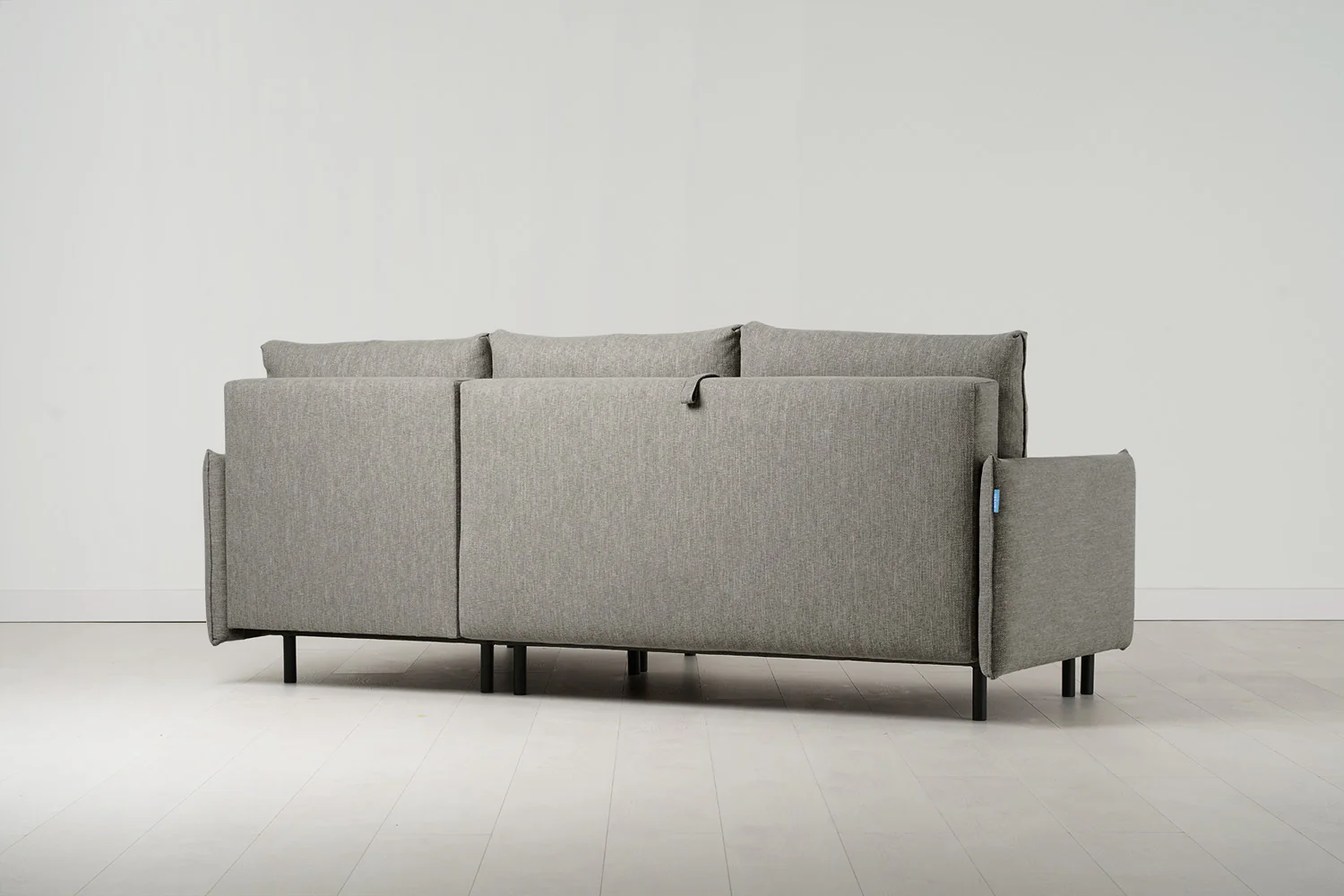 Model 12 Sofa Bed with Storage 3 Seater Right Chaise, Shadow - Image 8
