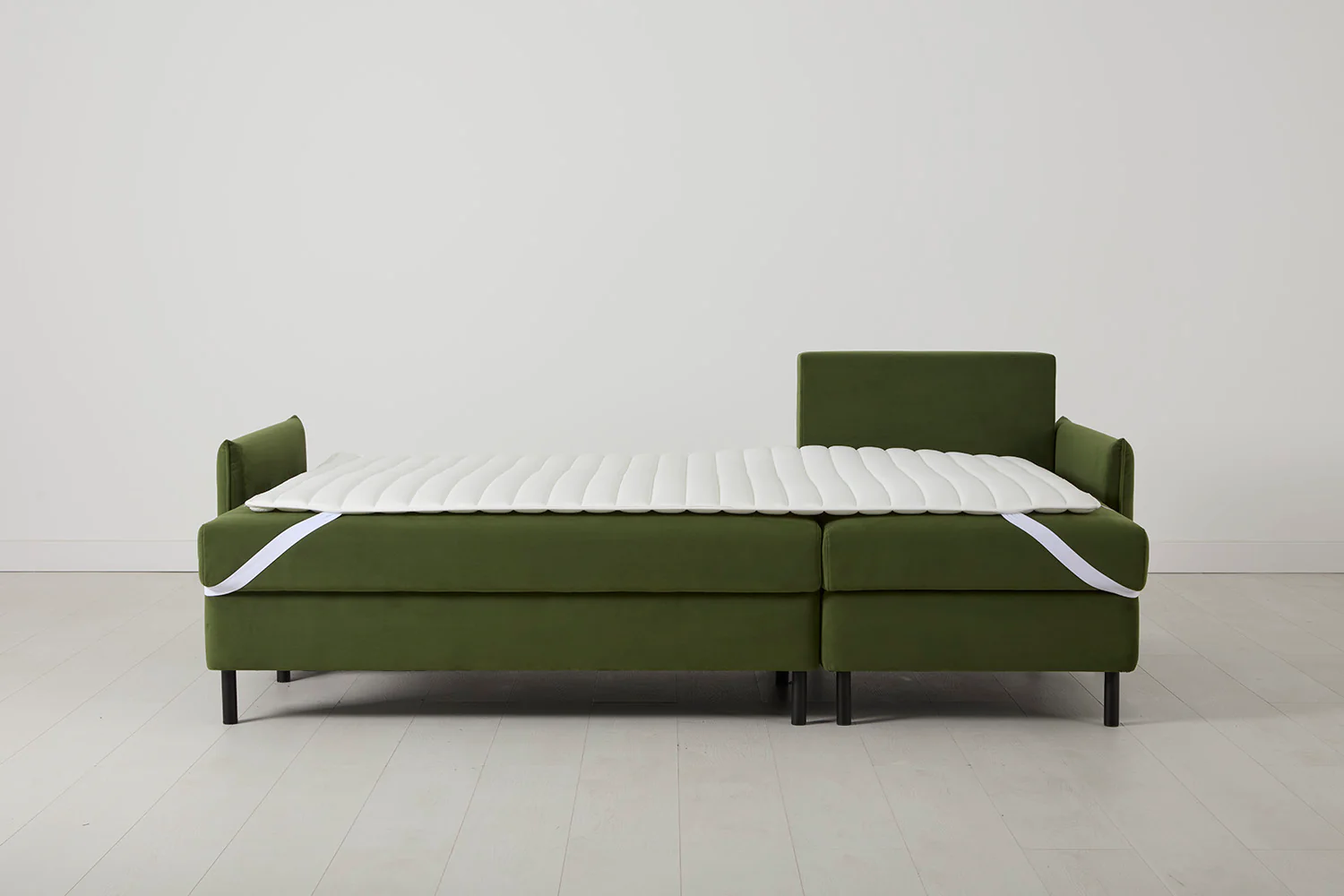 Model 12 Sofa Bed with Storage 3 Seater Right Chaise, Vine - Image 8