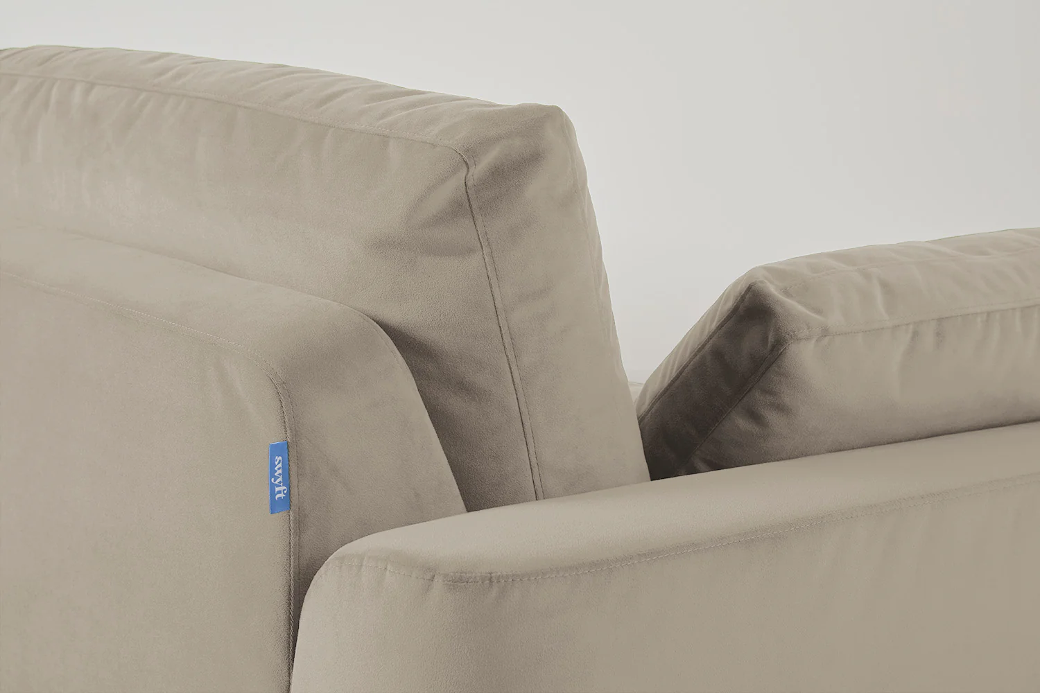 Model 13 2-Seater Left Chaise Sofa, Bone - Image 5