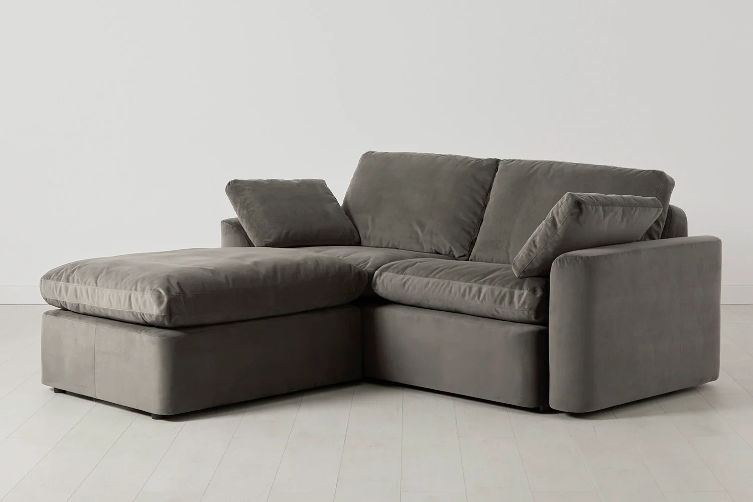 Model 13 2-Seater Left Chaise Sofa, Elephant - Image 2