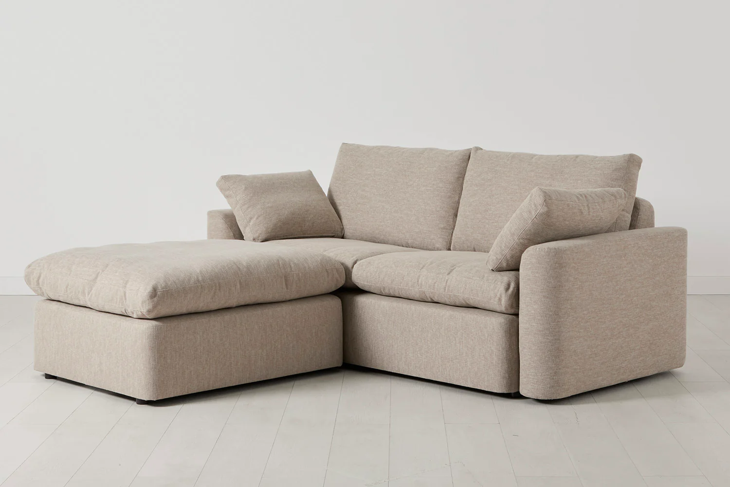 Model 13 2-Seater Left Chaise Sofa, Pumice - Image 2