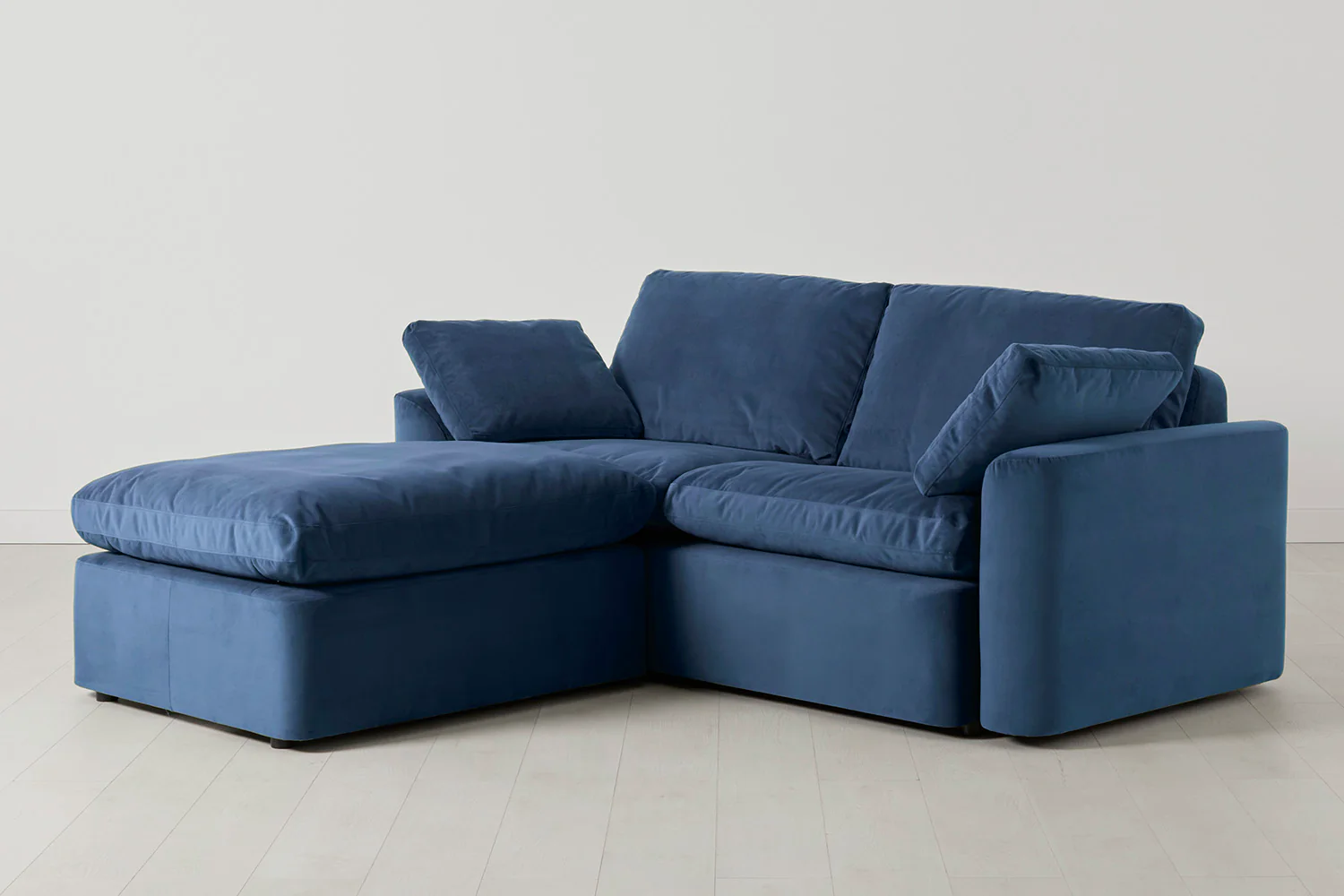 Model 13 2-Seater Left Chaise Sofa, Teal - Image 2