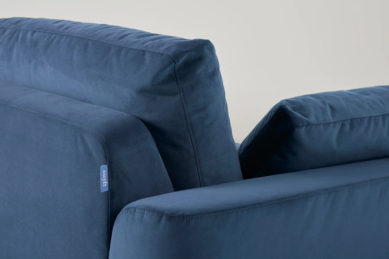 Model 13 2-Seater Left Chaise Sofa, Teal - Image 5