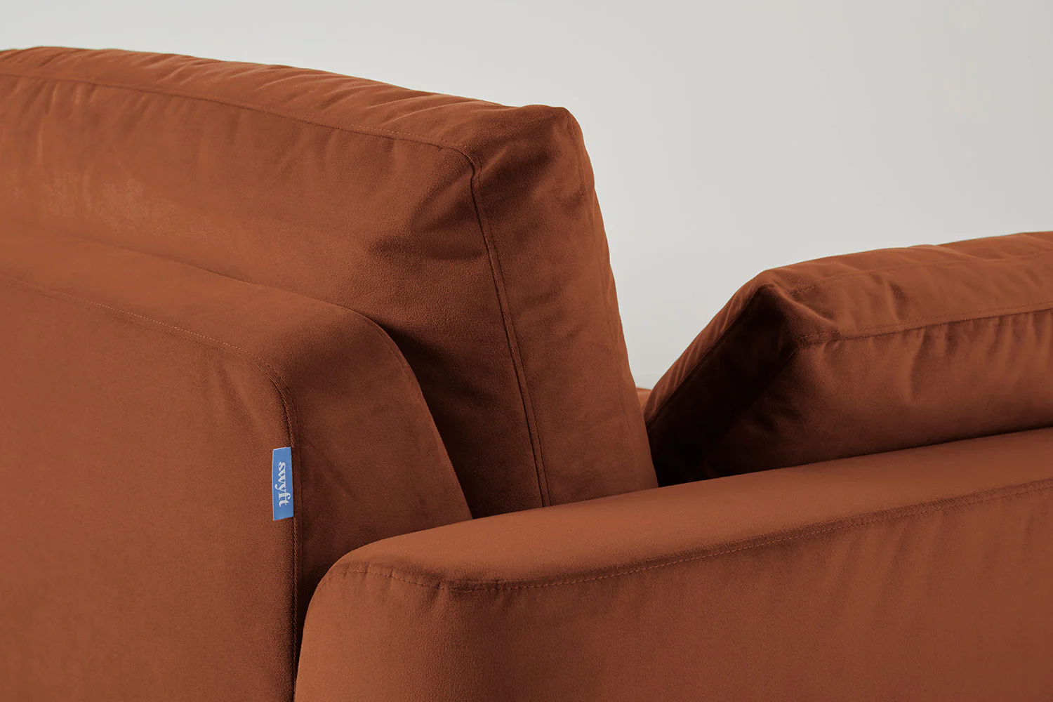 Model 13 2-Seater Left Chaise Sofa, Umber - Image 5