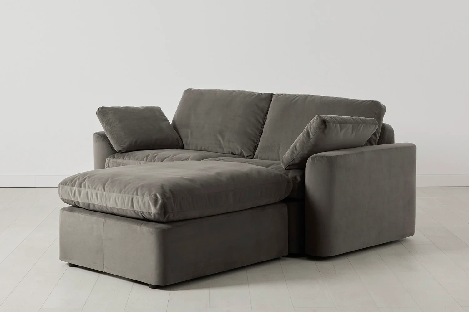 Model 13 2-Seater Right Chaise Sofa, Elephant - Image 2