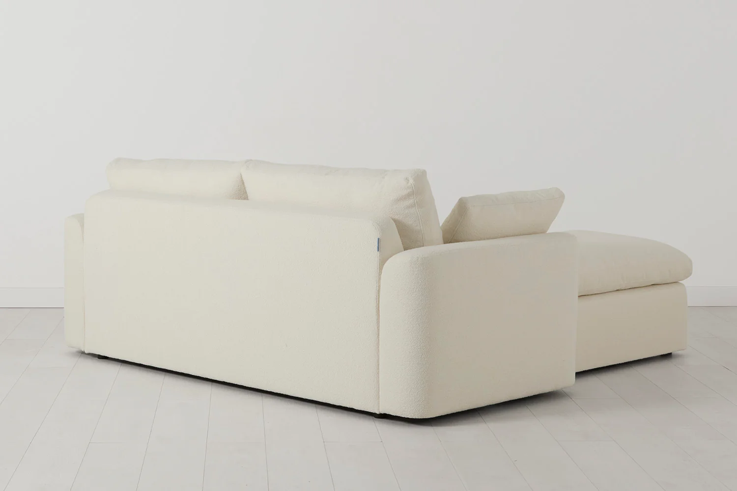 Model 13 2-Seater Right Chaise Sofa, Ivory - Image 3
