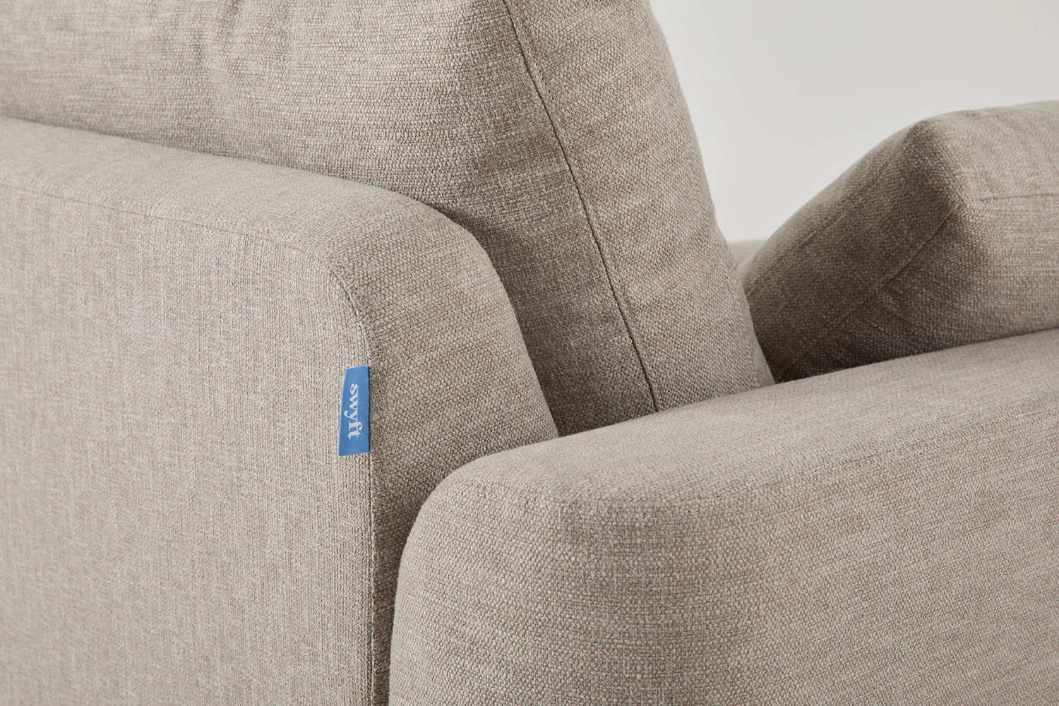 Model 13 2-Seater Right Chaise Sofa, Pumice - Image 5