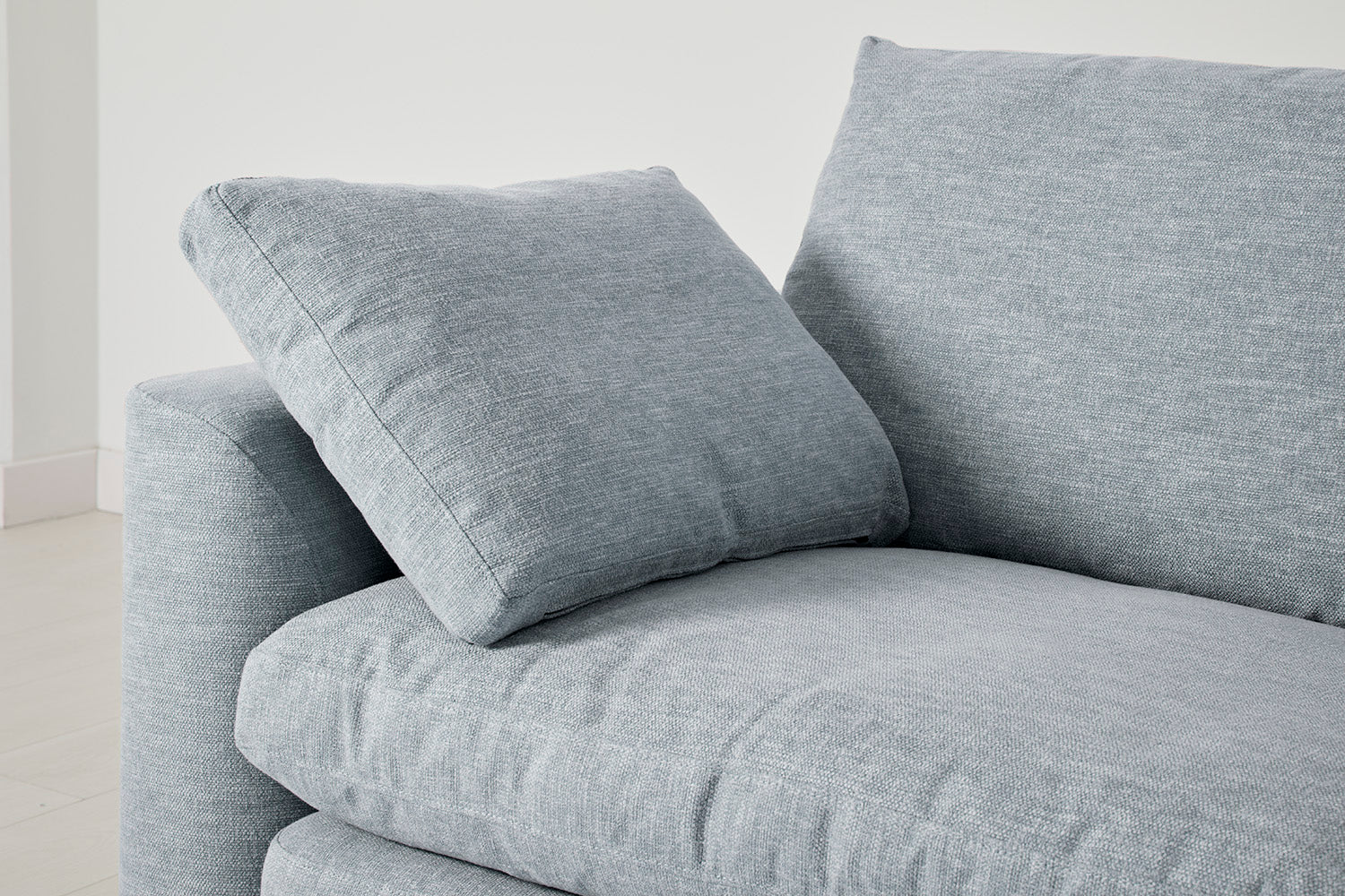 Model 13 2-Seater Right Chaise Sofa, Seaglass - Image 4