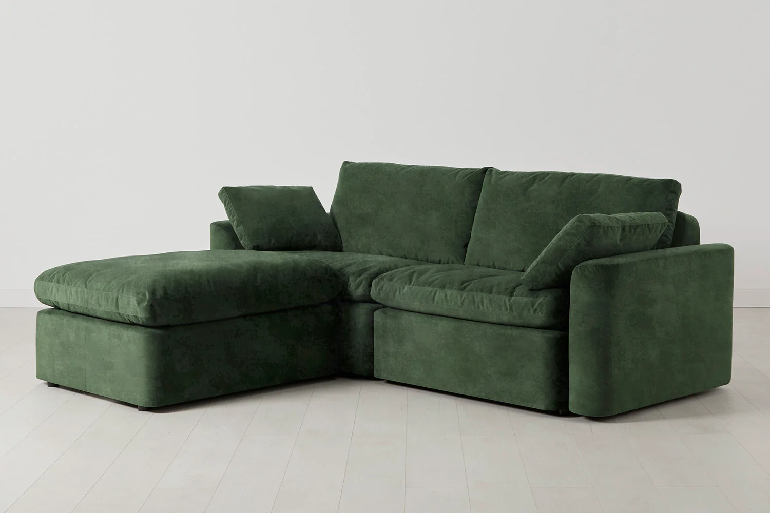 Model 13 3-Seater Left Chaise Sofa, Conifer - Image 2