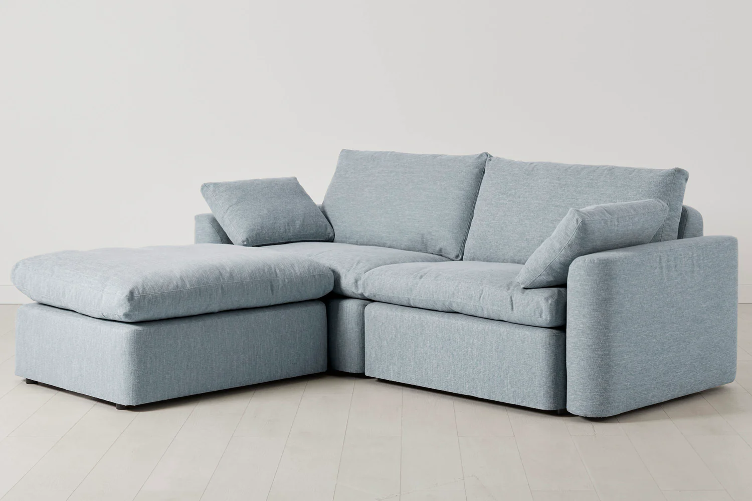 Model 13 3-Seater Left Chaise Sofa, Seaglass - Image 2