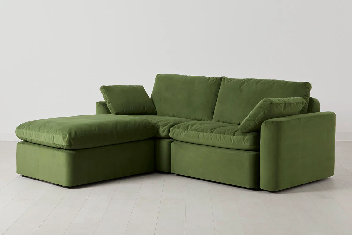 Model 13 3-Seater Left Chaise Sofa, Vine - Image 2