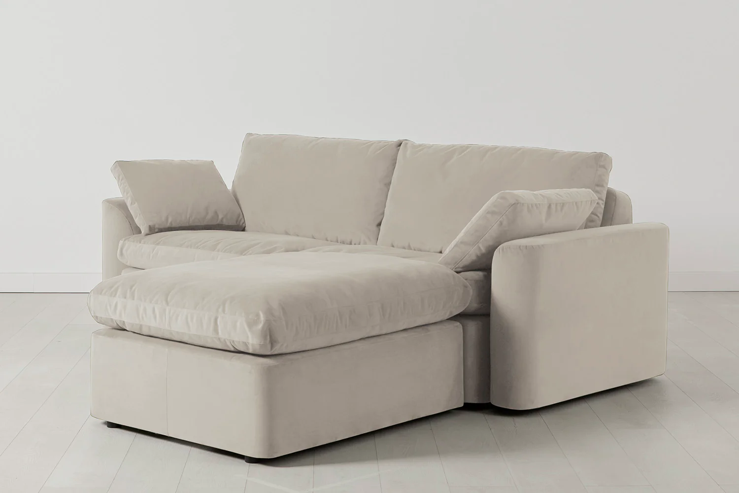 Model 13 3-Seater Right Chaise Sofa, Bone - Image 2