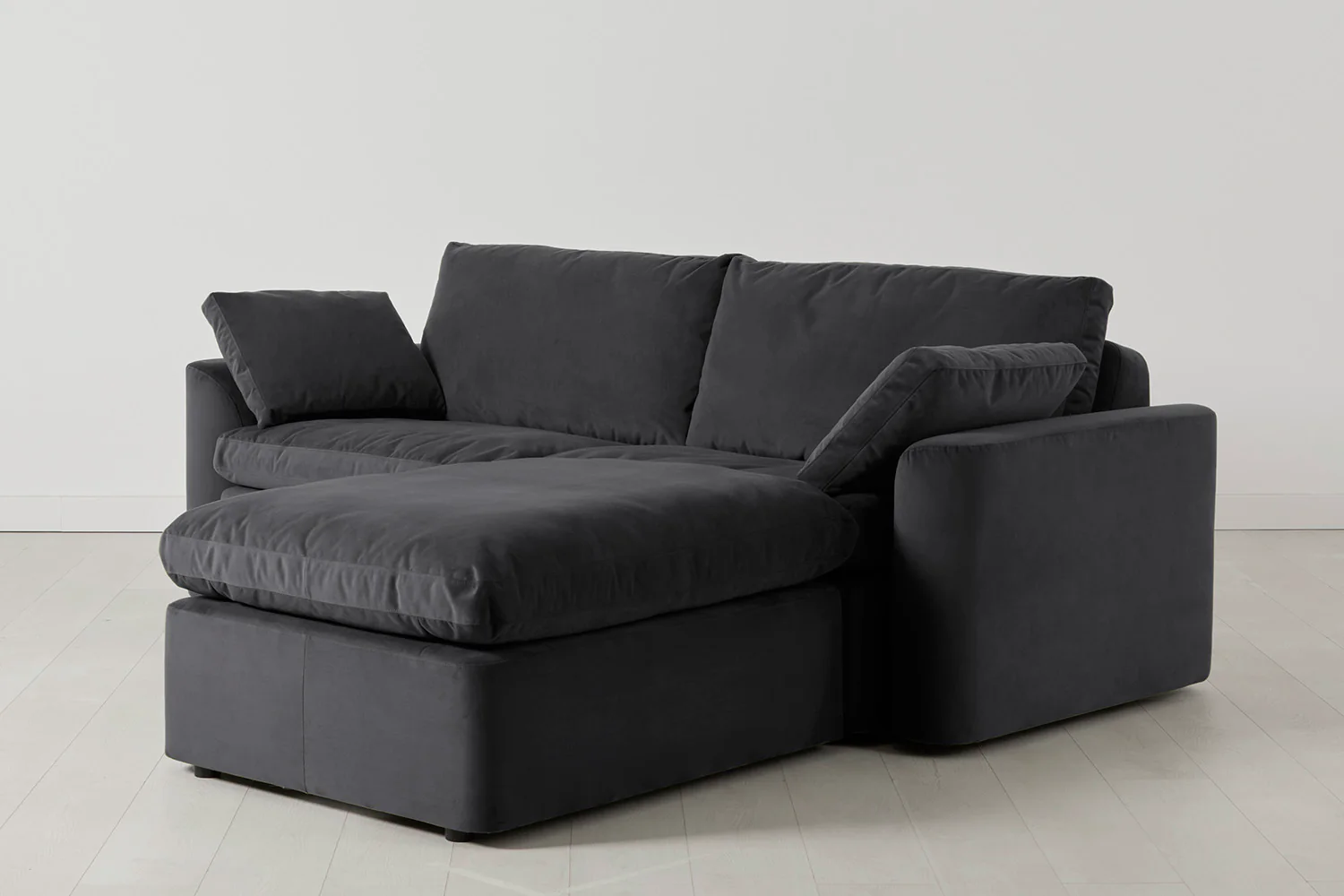 Model 13 3-Seater Right Chaise Sofa, Charcoal - Image 2