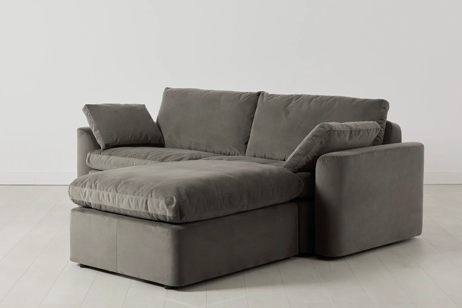 Model 13 3-Seater Right Chaise Sofa, Elephant - Image 2