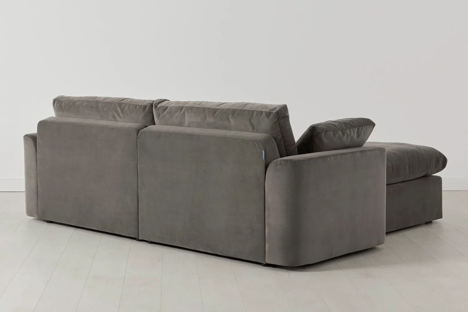 Model 13 3-Seater Right Chaise Sofa, Elephant - Image 3