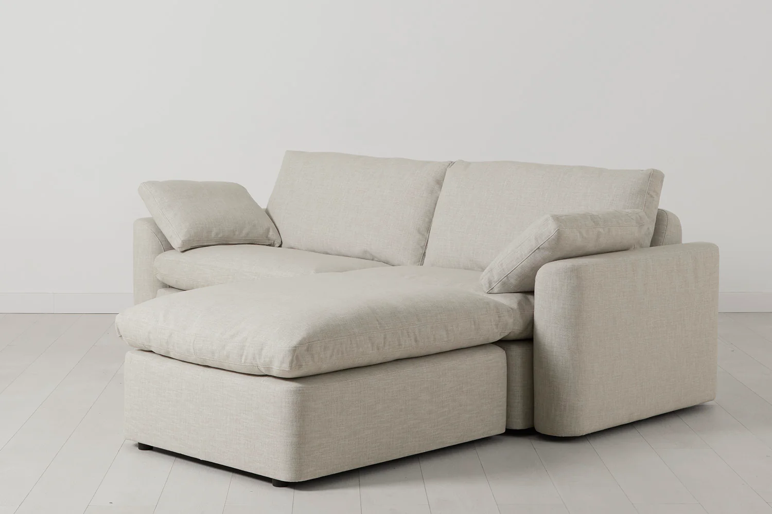 Model 13 3-Seater Right Chaise Sofa, Parchment - Image 2