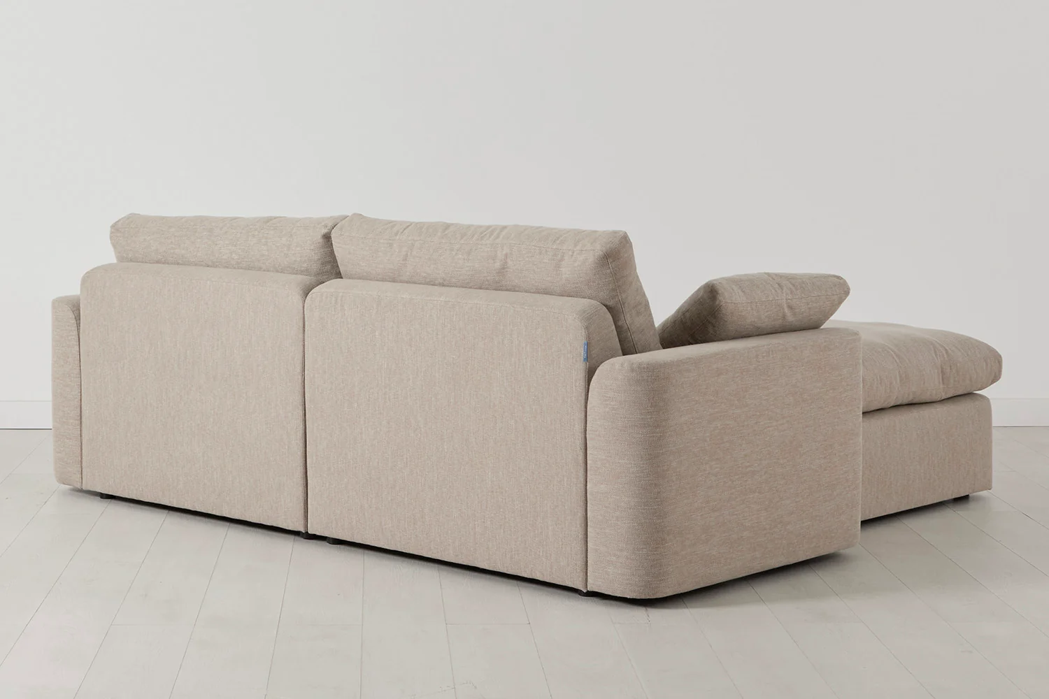 Model 13 3-Seater Right Chaise Sofa, Pumice - Image 3