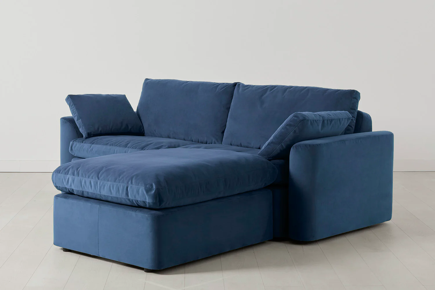 Model 13 3-Seater Right Chaise Sofa, Teal - Image 2
